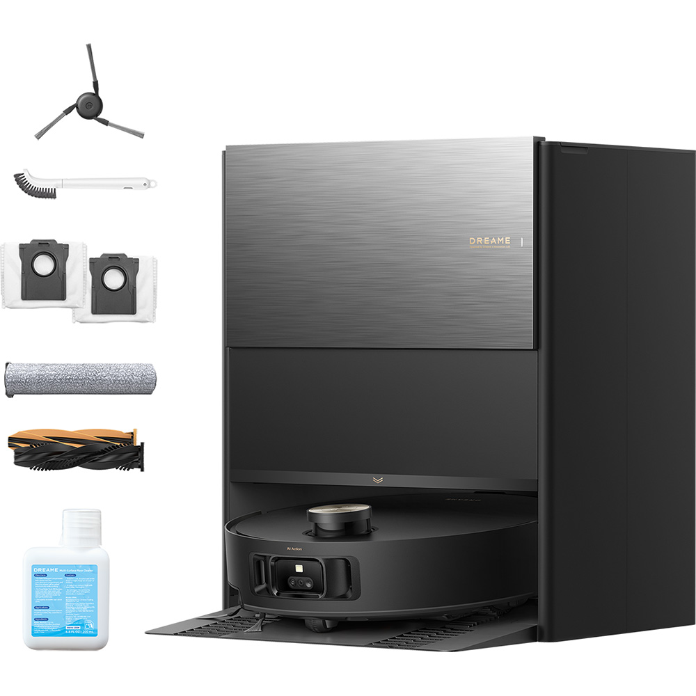 Робот-пилосос DREAME Aqua 10 Roller Black (RLH31CE-BL)