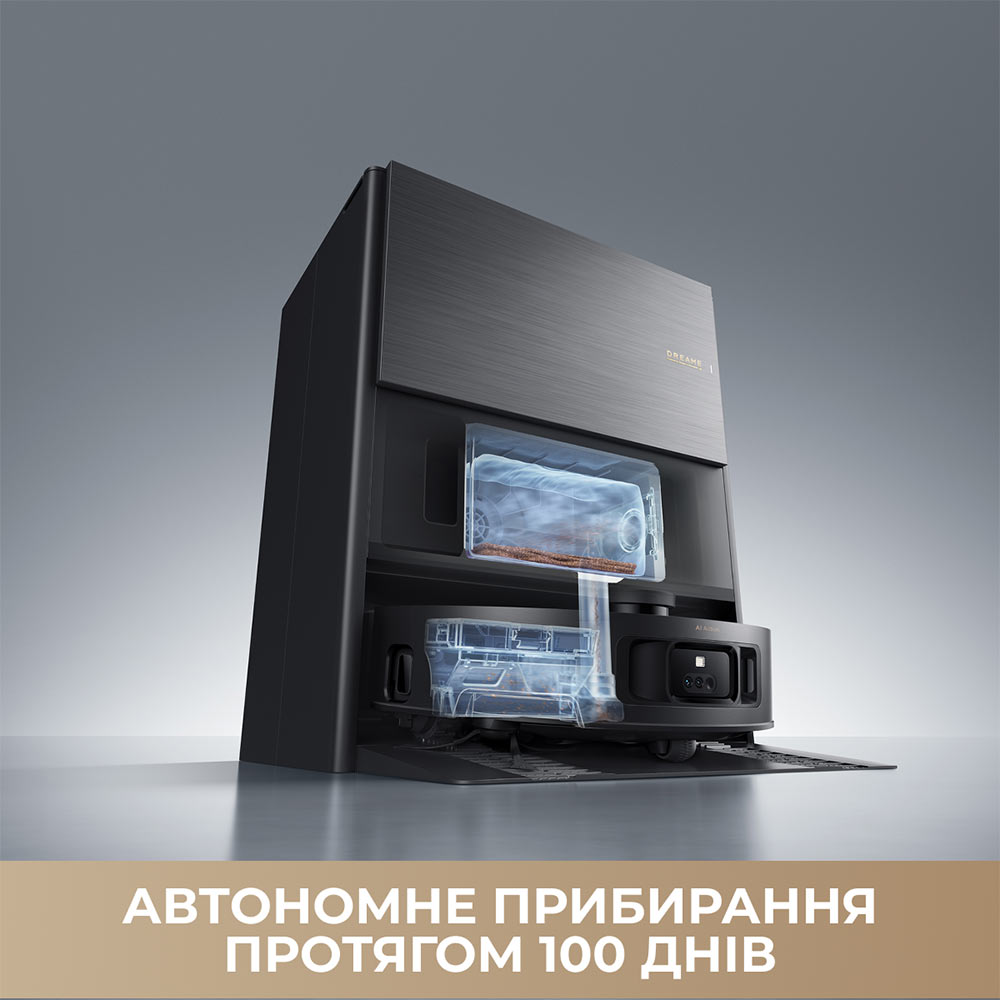 Огляд Робот-пилосос DREAME Aqua 10 Roller Black (RLH31CE-BL)