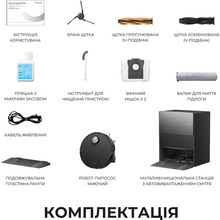 Робот-пилосос DREAME Aqua 10 Roller Black (RLH31CE-BL)