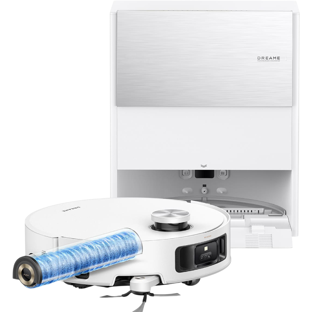 Изображение Робот-пылесос DREAME Aqua 10 Roller White (RLH31CE-WH)