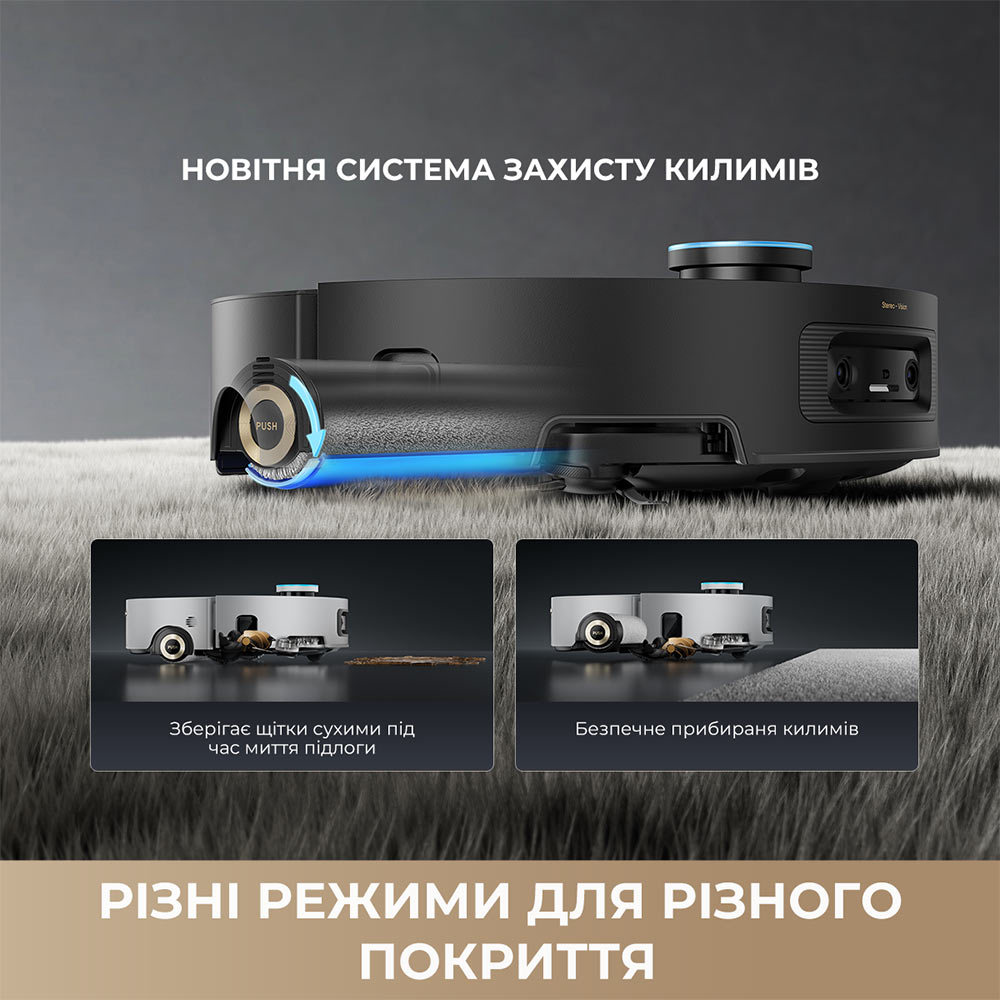 Робот-пылесос DREAME AQUA10 ULT ROLLER (RLH71DE-1-BL) Управление голосом