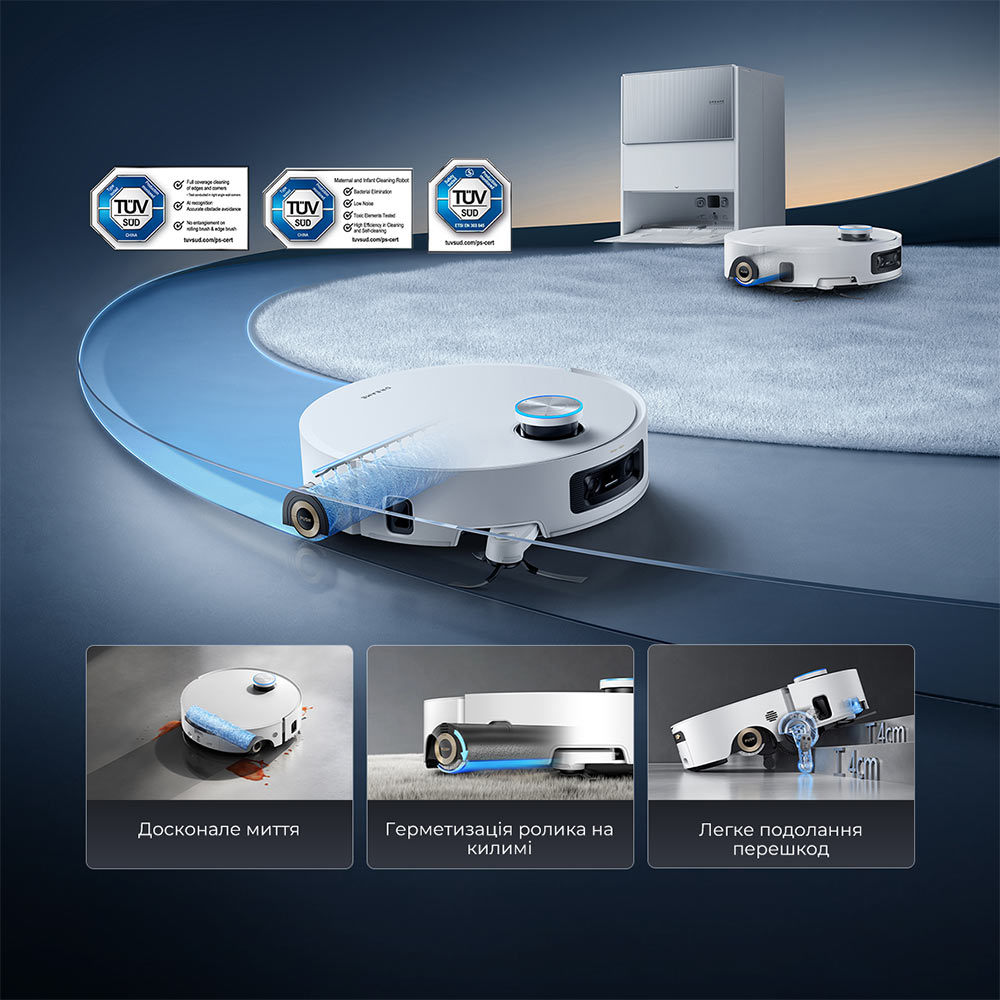 Робот-пылесос DREAME AQUA10 ULT ROLLER (RLH71DE-1-BL) Тип уборки сухая