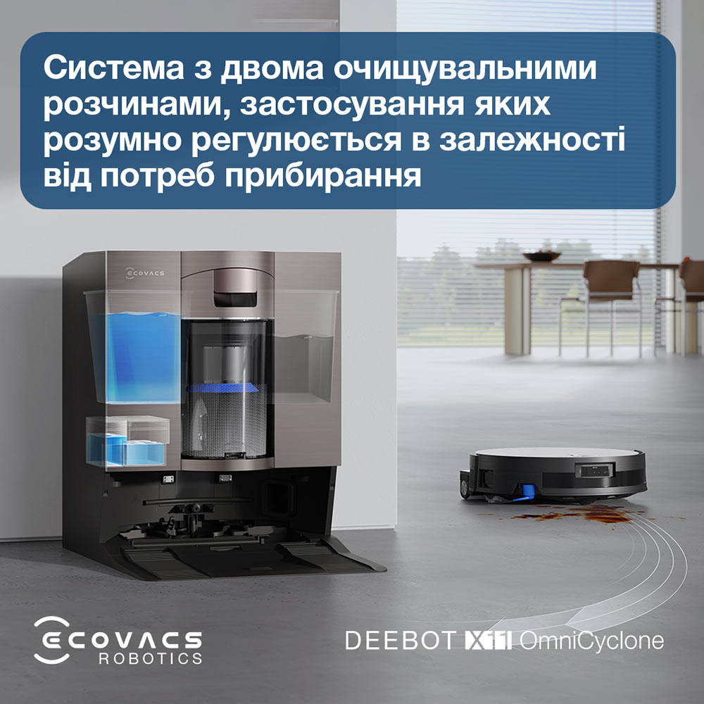 В Фокстрот Робот-пылесос ECOVACS X11 OMNICYCLONE