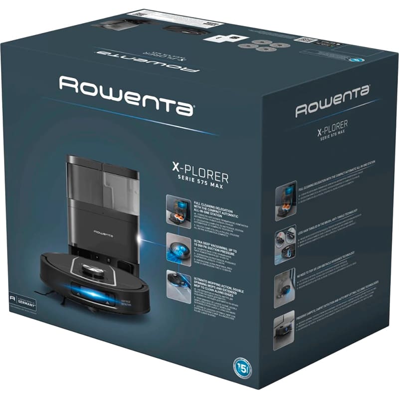 Изображение Робот-пылесос ROWENTA X-PLORER Serie 575 Max Standard (RR95A5E0)