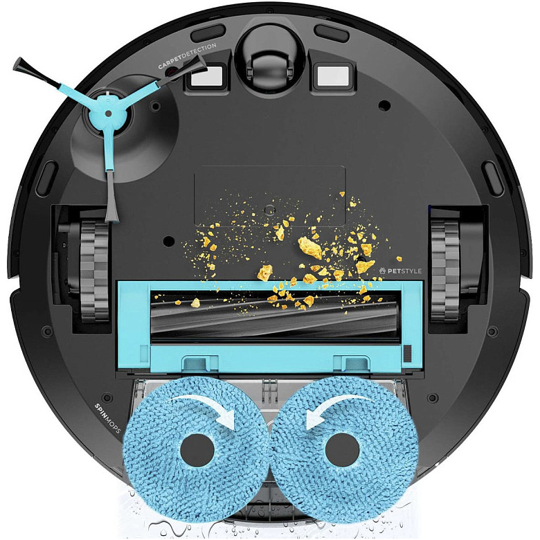 Робот-пилосос CECOTEC Conga 9590 Spin Revolution Ultra Power Home (A01_EU01_100146) Керування смартфон