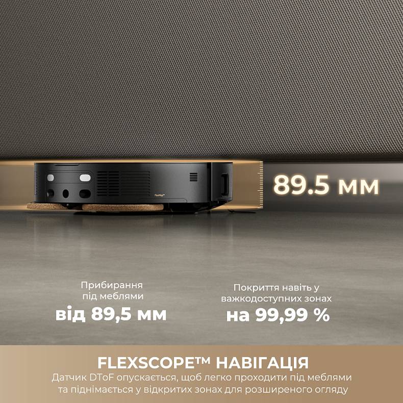 В Фокстрот Робот-пылесос MOVA Mobius 60 Black EUA