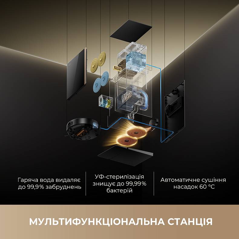 Изображение Робот-пылесос MOVA Mobius 60 Black EUA