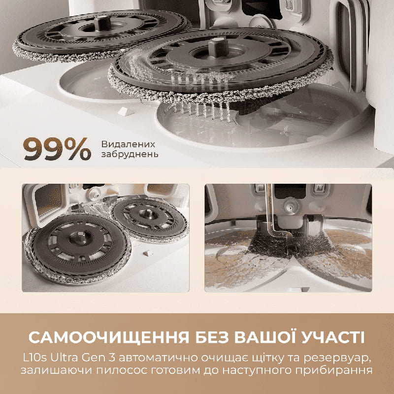 Фото 17 Робот-пылесос DREAME Bot L10s Ultra Gen 3 White (RLL53SE-wh)