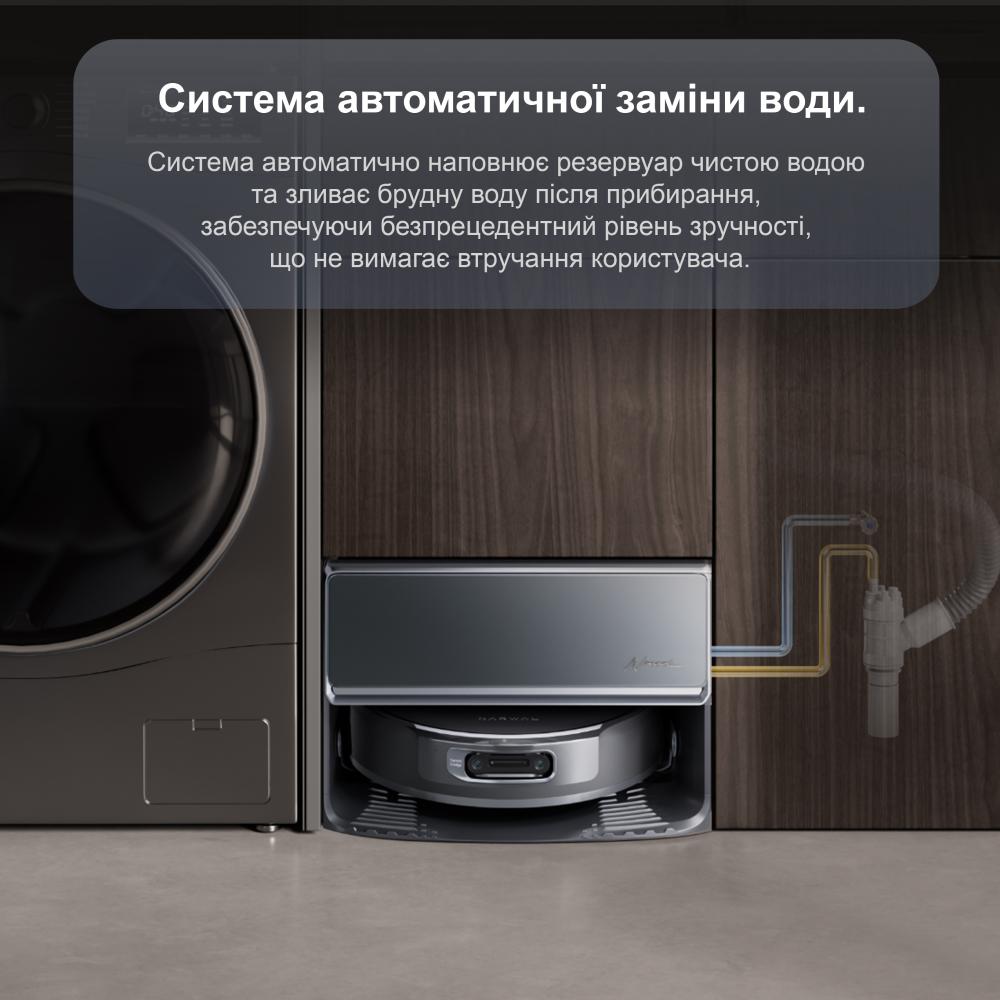 Робот-пилосос NARWAL Flow 2 Compact Dock Black (YJCC036) — фото 2