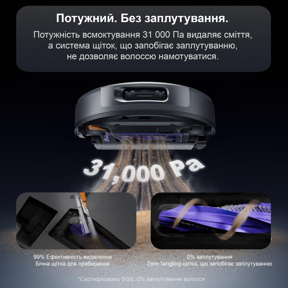 Робот-пилосос NARWAL Flow 2 Compact Dock Black (YJCC036) — фото 7