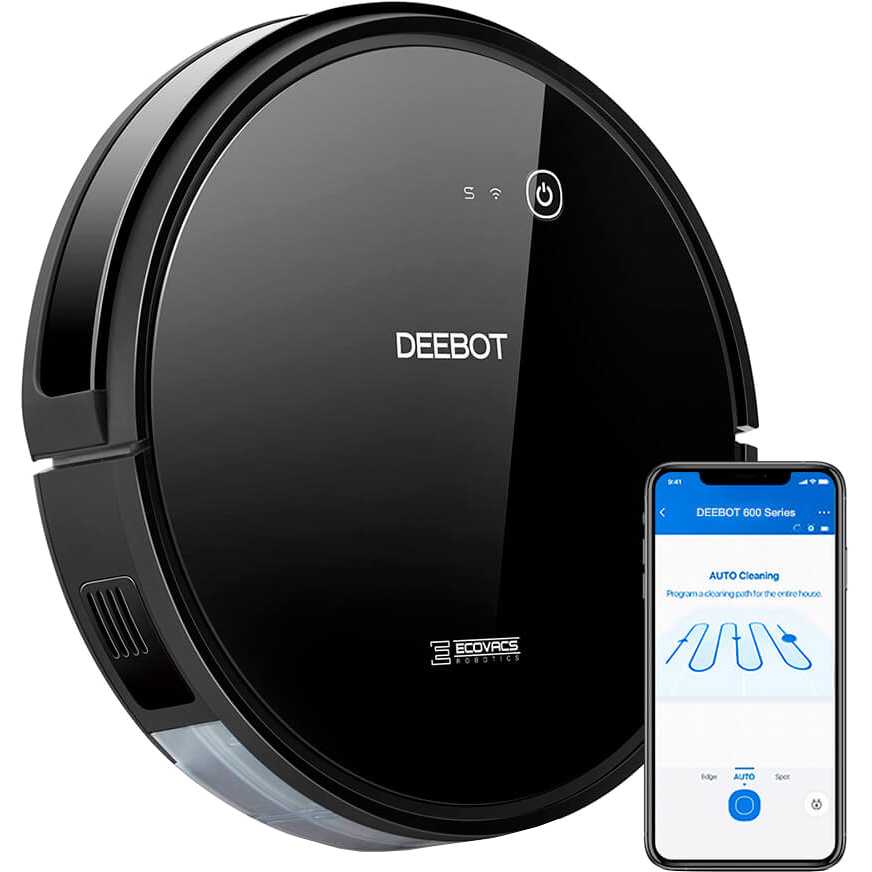 Робот-пилосос ECOVACS DEEBOT 601 Black Тип прибирання суха