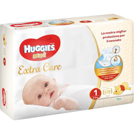 

Подгузники HUGGIES Elite Soft 1 Conv 2-5 кг 28 шт (5029053550305), Elite Soft 1 Conv 28x4 (N)