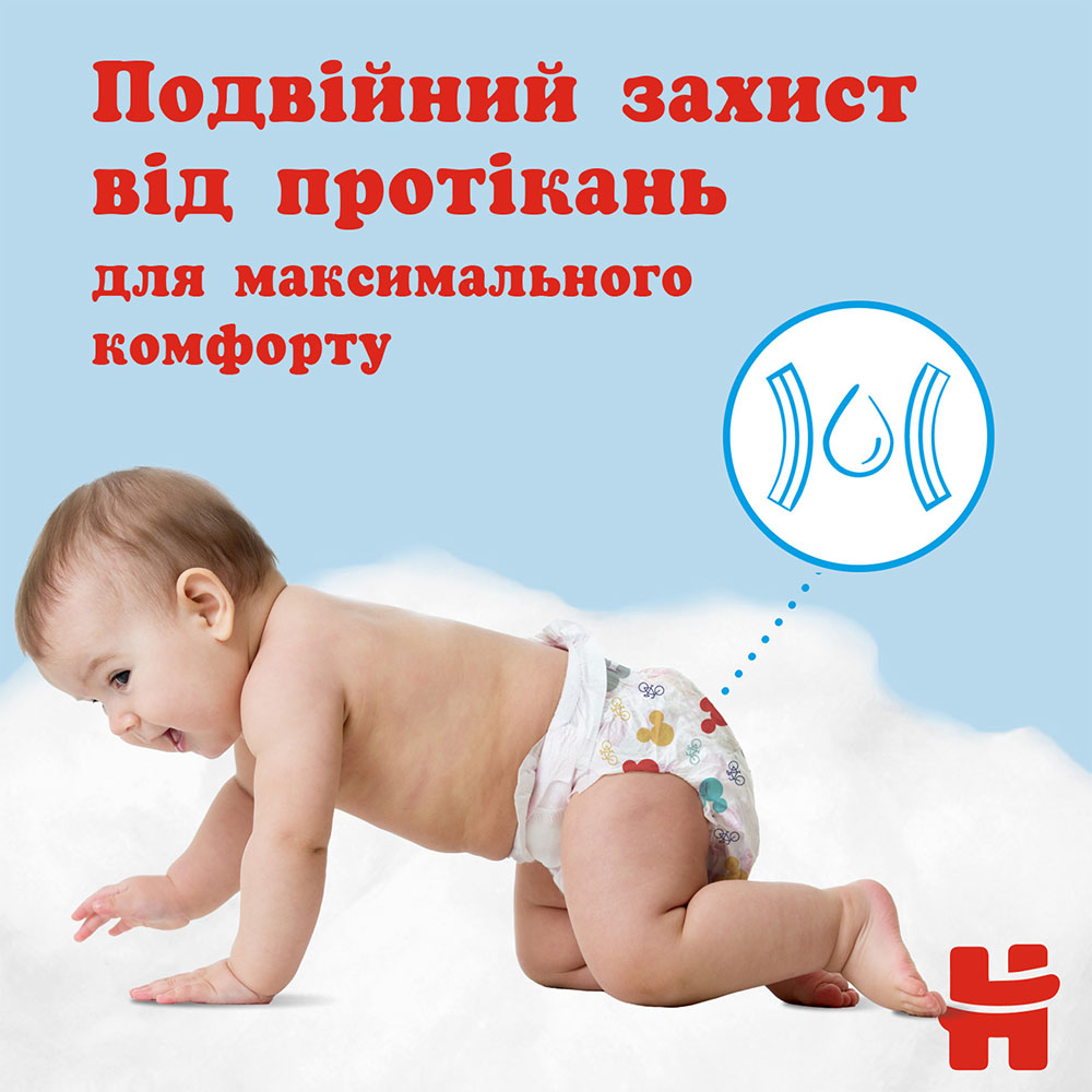 В Фокстрот Подгузники-трусики HUGGIES Pants 6 (5-25 кг) Box 60 шт Boy (5029053564142)