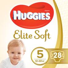 Підгузки HUGGIES Elite Soft Jumbo 5 12-22 кг 28 шт (5029053547794)