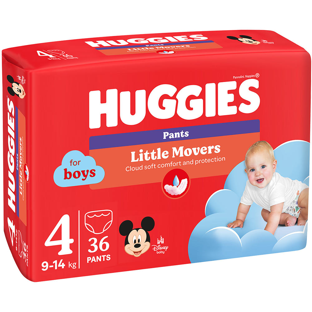 Підгузки-трусики HUGGIES Little Movers 4 (9-14 кг) Jumbo 36 шт Boy (5029053564265) Тип підгузки-трусики