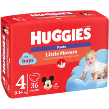 Підгузки-трусики HUGGIES Little Movers 4 (9-14 кг) Jumbo 36 шт Boy (5029053564265)