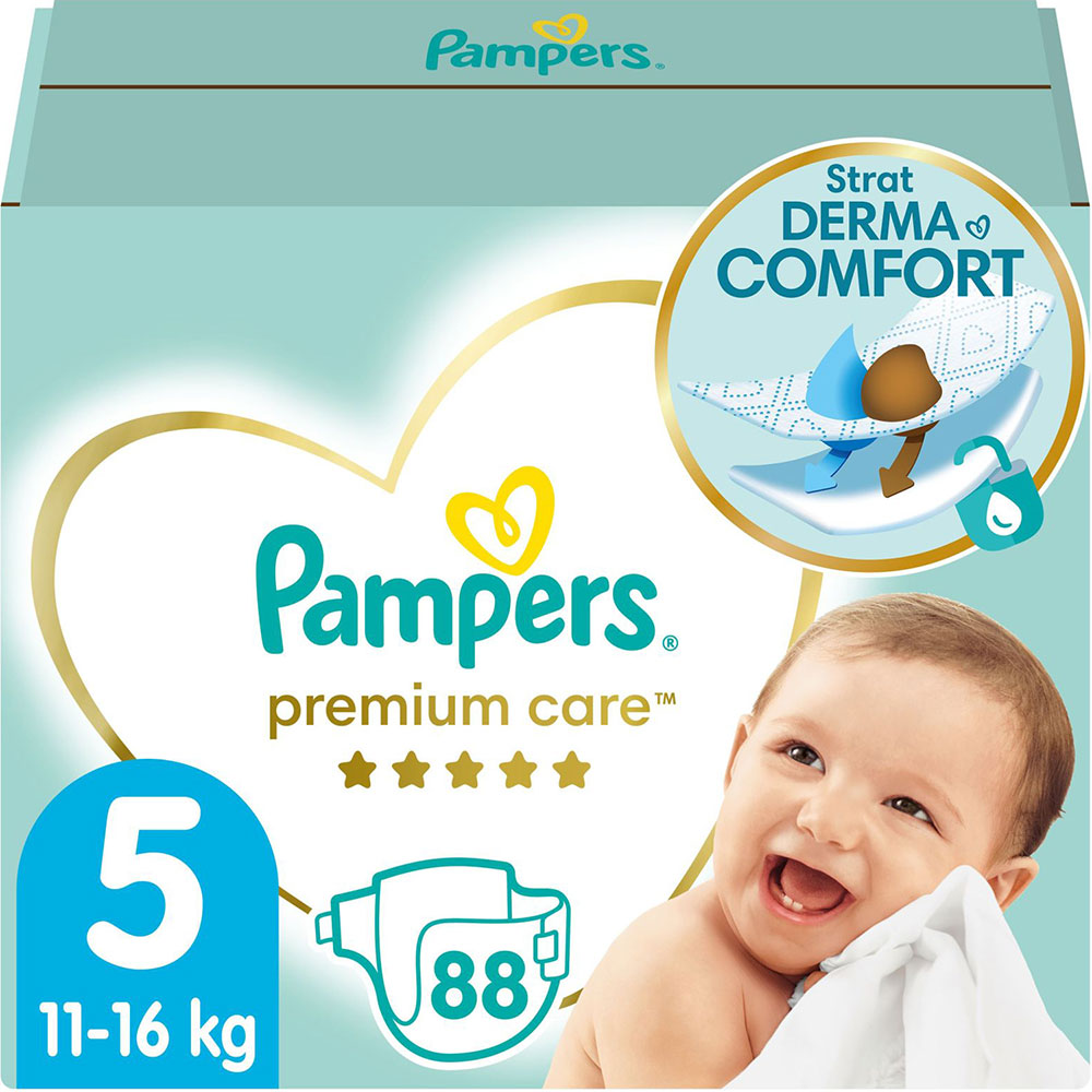 Подгузники PAMPERS Premium Care Junior 5 11-16 кг 88 шт (4015400541813)