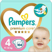 Подгузники PAMPERS Premium Care Maxi 4 9-14 кг 104 шт (4015400465447)