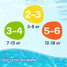 Підгузки-трусики HUGGIES Little Swimmers 3-4 (7-15 кг) 12шт (36000183399)
