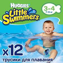 Підгузники-трусики HUGGIES Літтл Сімерз 3-4 12x8 (36000183399)