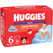 Підгузки-трусики HUGGIES Little Movers 6 (15-25 кг) Jumbo 30 шт Boy (5029053564302)