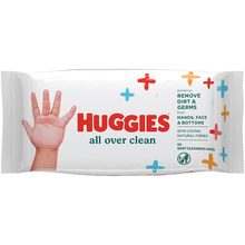 Салфетки влажные Huggies All over clean 56 шт (5029053567822)