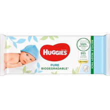 Серветки вологі Huggies Pure Bio 56 шт (5029053575650)