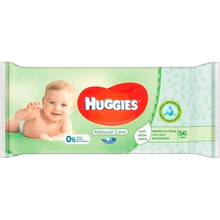 Серветки вологі Huggies Natural Care 56 шт (5029053550152)