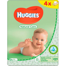 Салфетки влажные Huggies Natural Care Quad 56 х 4 шт (5029053550183)