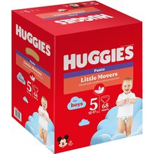 Підгузки-трусики HUGGIES Little Movers 5 (12-17 кг) Box 68 шт Boy (5029053564128)