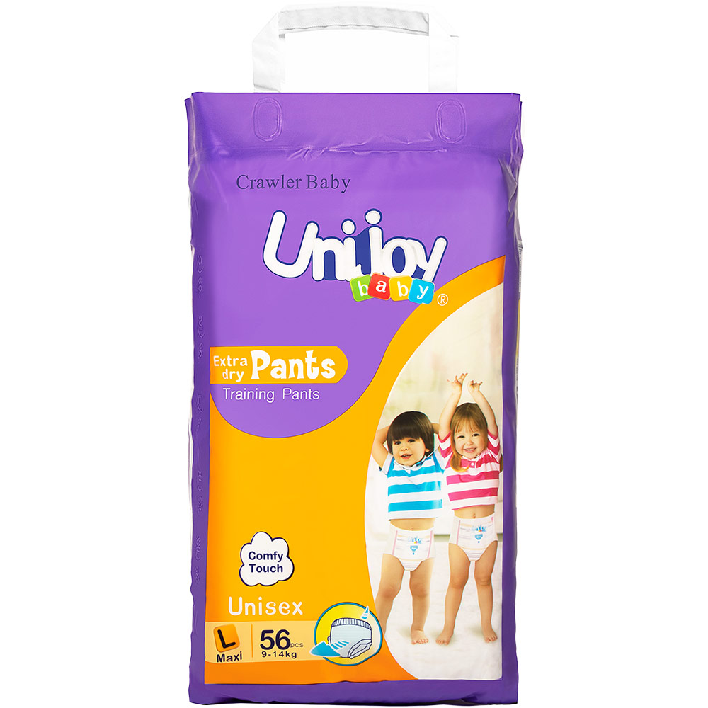 Подгузники-трусики UNIJOY Soft L Maxi 9-14 кг 56 шт. (6967252809062)