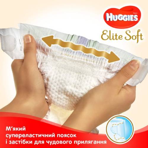 Внешний вид Подгузники HUGGIES Elite Soft 3 5-9 кг 144 шт (5029053578101)
