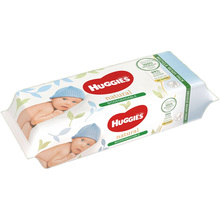 Серветки вологі HUGGIES Natural 48 шт (5029053578286)