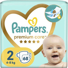 Подгузники PAMPERS Premium Care Mini 2 4-8кг 68шт (81690242)