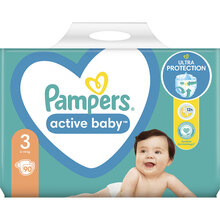 Підгузки PAMPERS Activebaby Midi 3 6-10кг 90шт (81780926)