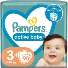 Подгузники PAMPERS Activebaby Midi 3 6-10кг 90шт (81780926)