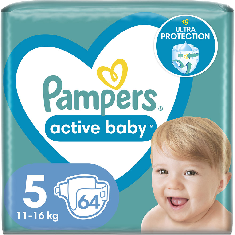 Підгузки PAMPERS Activebaby Junior 5 11-16кг 64шт (81747781)