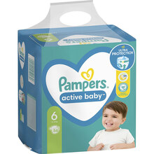 Подгузники PAMPERS Active Baby 6 13-18кг 56шт (81747782)