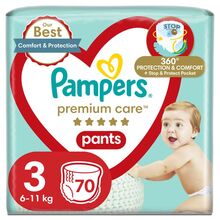 Підгузки PAMPERS Premium Care Pants Midi 3 6-11кг 70шт (81750543)