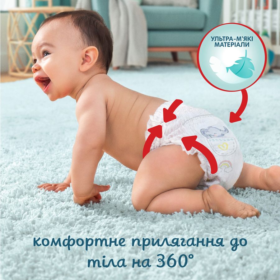 Підгузки PAMPERS Premium Care Pants Midi 3 6-11кг 70шт (81750543) Тип підгузки-трусики