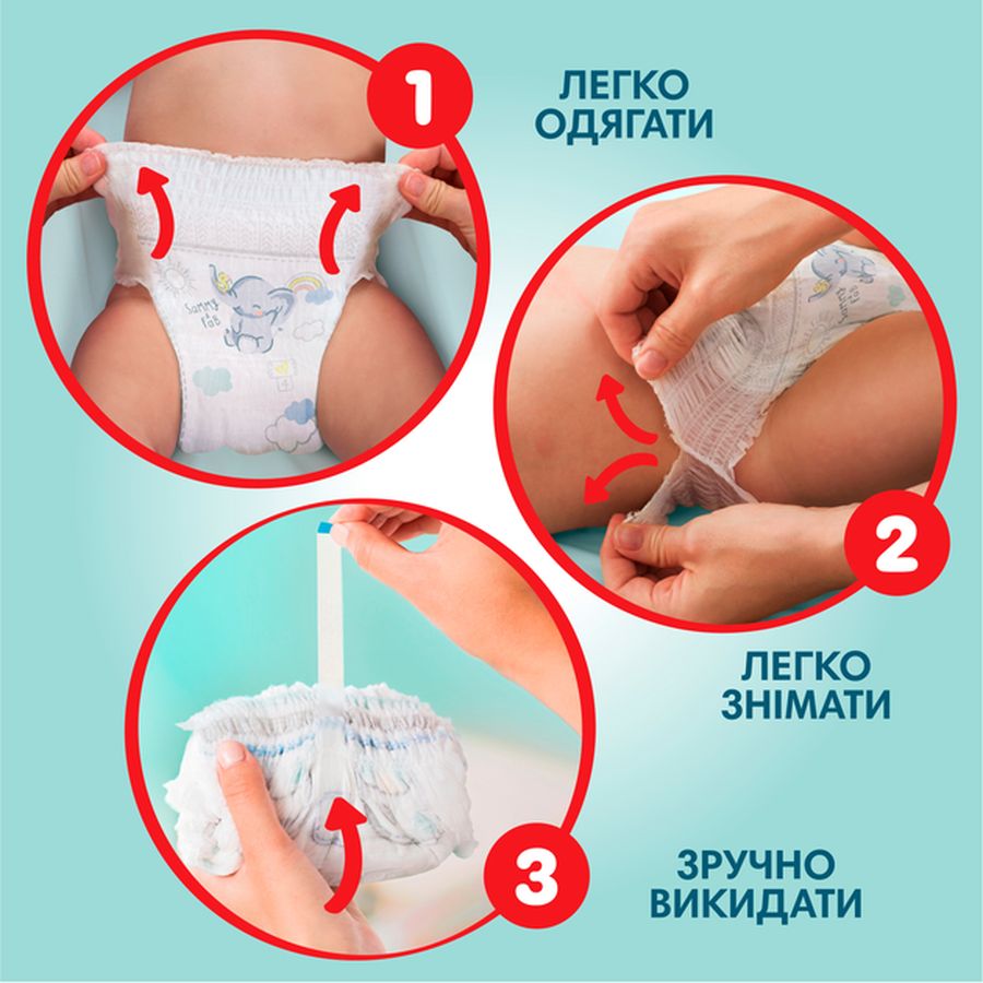 Підгузки PAMPERS Premium Care Pants Midi 3 6-11кг 70шт (81750543) Вид одноразові