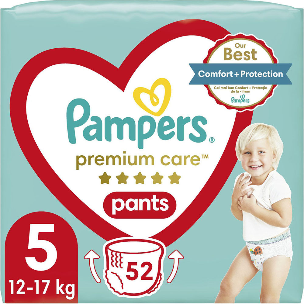 Подгузники PAMPERS PremCare Pants Junior 5 12-17кг 52шт (81750545)