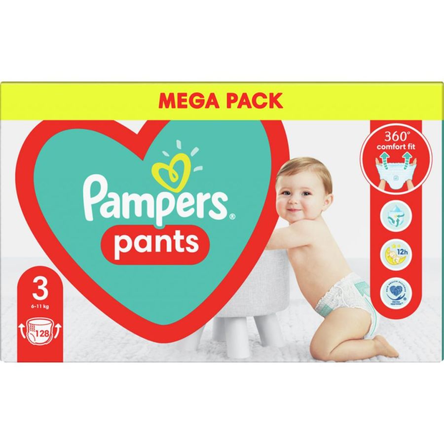 Підгузки PAMPERS Pants Midi 3 6-11 кг 128 шт (81748921) Тип підгузки-трусики