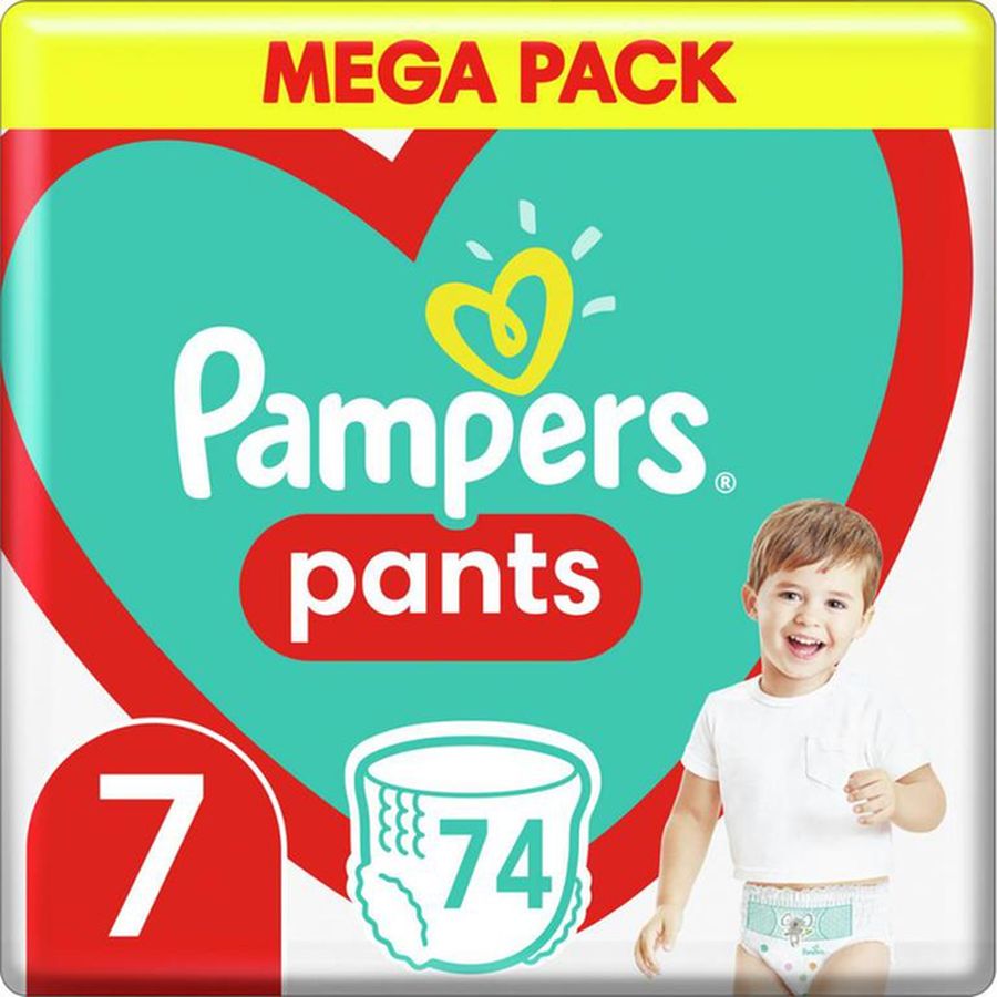 Підгузки PAMPERS Pants Giant Plus 7 17+кг 74шт (81748928)