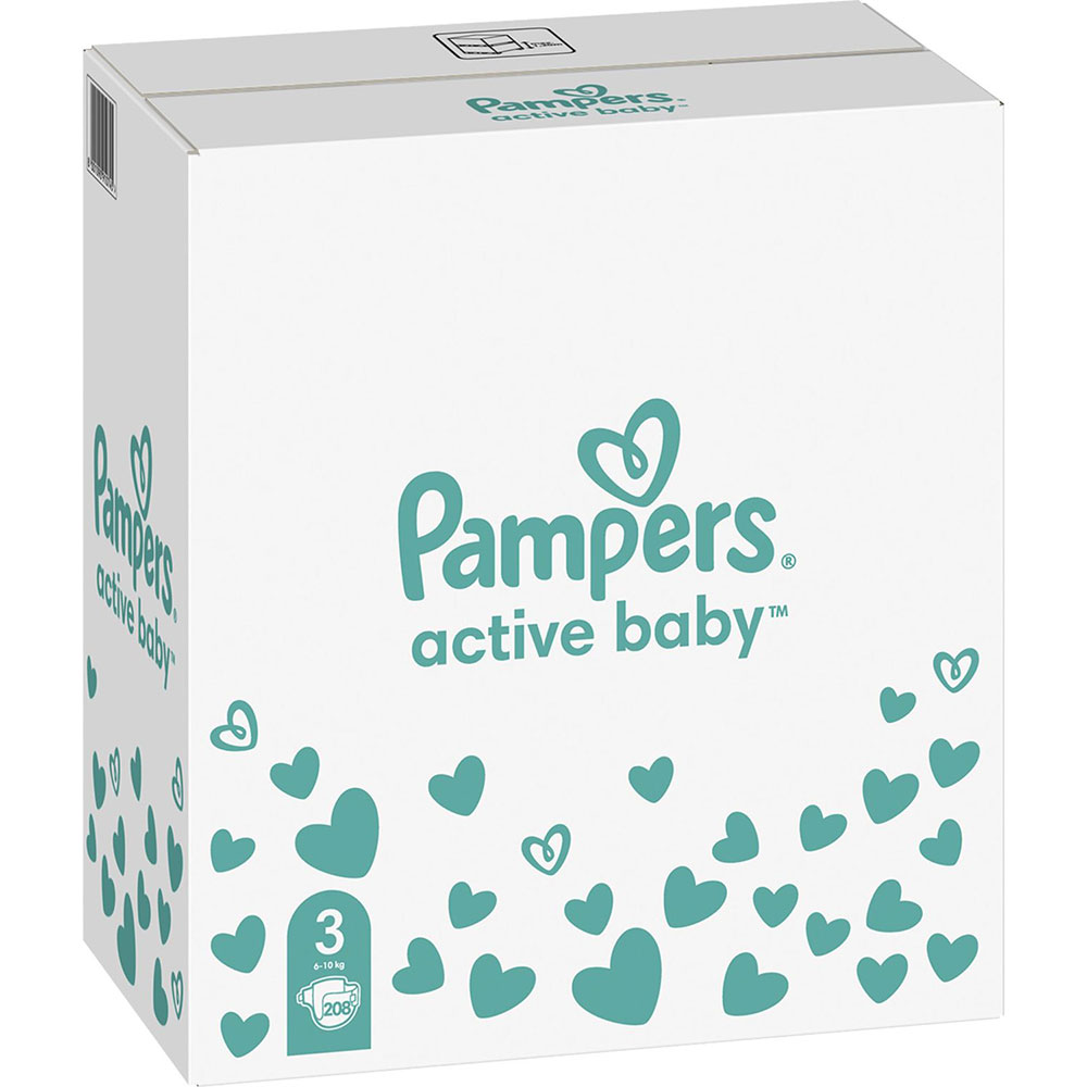 Підгузки PAMPERS Active Baby Midi 3 6-10кг 208шт (81678669) Тип підгузки