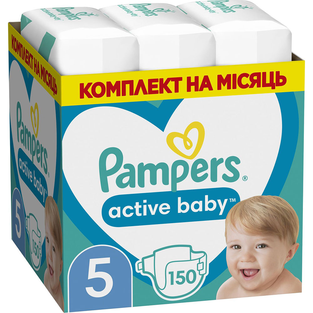 Підгузки PAMPERS Active Baby Junior 5 11-16кг 150шт (81678675)