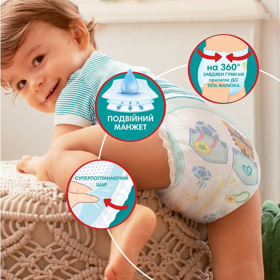 Фото Підгузки PAMPERS Pants Junior 5 12-17 кг 152 шт (81772849)