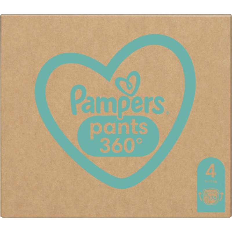 Замовити Підгузки-трусики PAMPERS Pants Maxi 4 (9-15 кг) 176 шт (8006540068557)