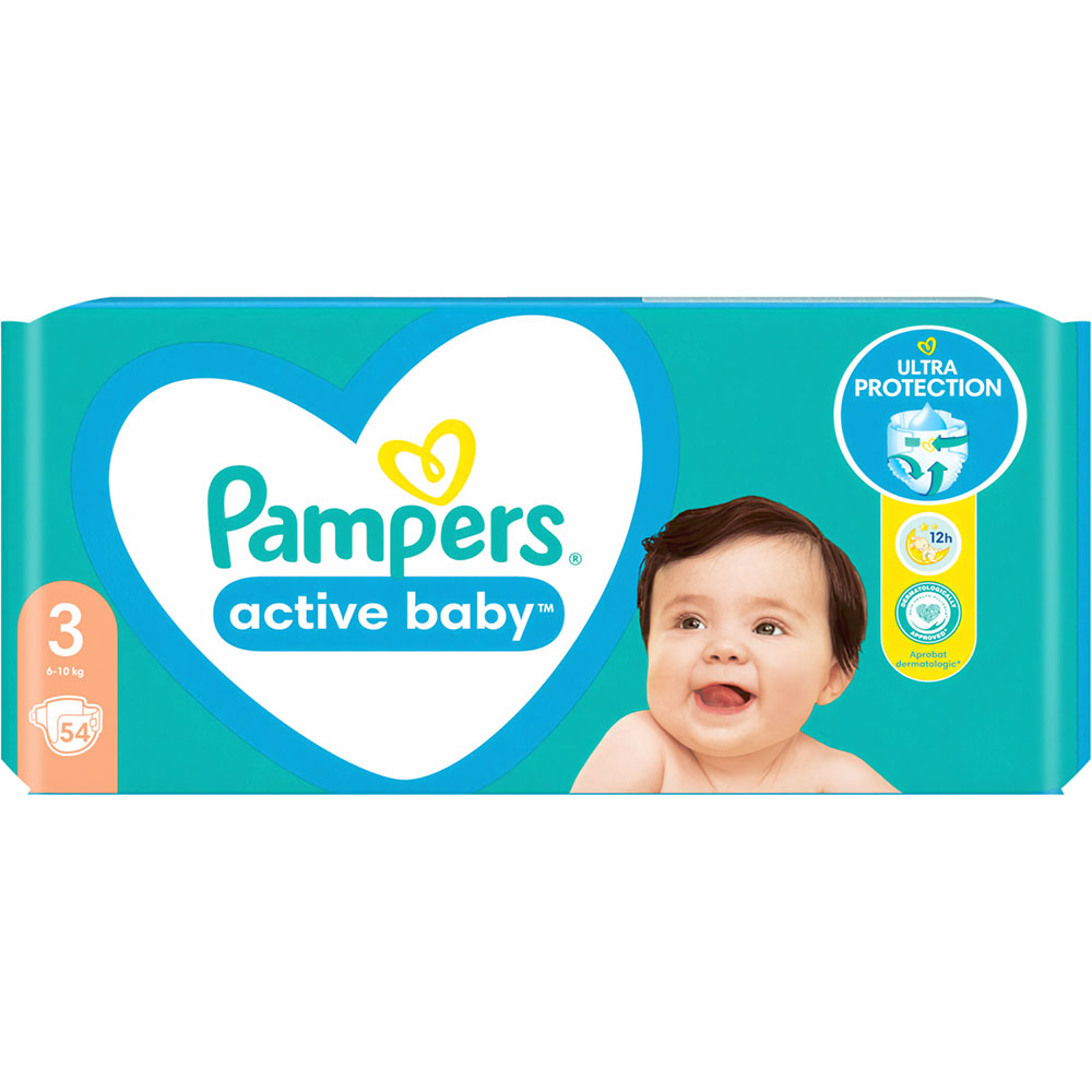 Підгузки PAMPERS Active Baby 3 (6-10 кг) 54 шт (8001090948977) Тип підгузки