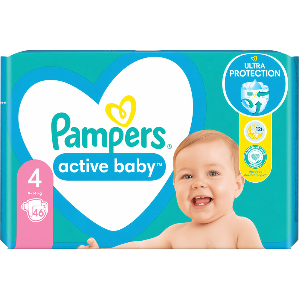 Підгузки Pampers Active Baby Maxi 4 9-14кг 46шт (8001090949097) Тип підгузки